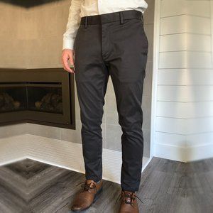 Banana Republic - Chino - Men's - Skinny Fit - Stretchy - Charcoal Gray - 32x32